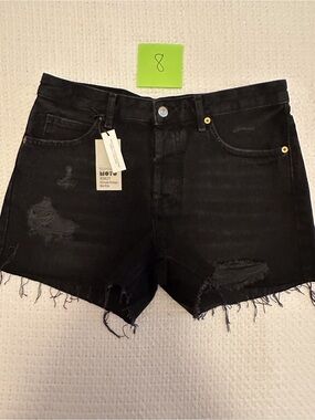 NWT Topshop Ashley Denim Shorts